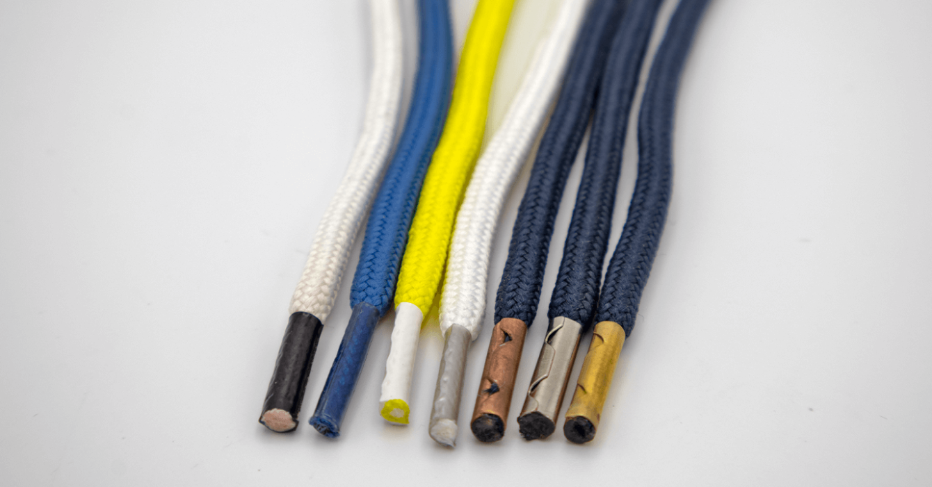cordones con diferente tipo de acabado en la punta cleysor cordones con diferente tipo de acabado en la punta cleysor